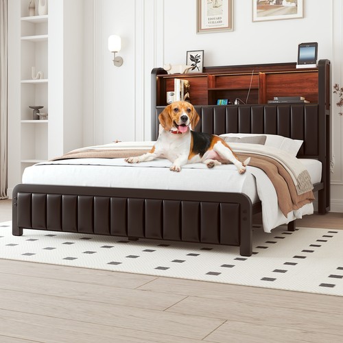 Bed frame full queen size - frame, full/queen