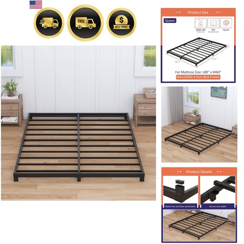 Inch bed frame queen size - 4,